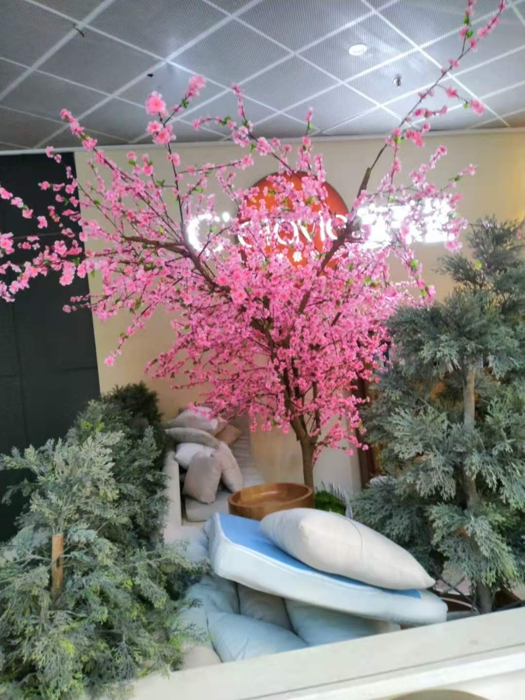 蘇州 無錫仿真桃花樹  仿真許愿樹 商城公司美陳桃花樹 定制